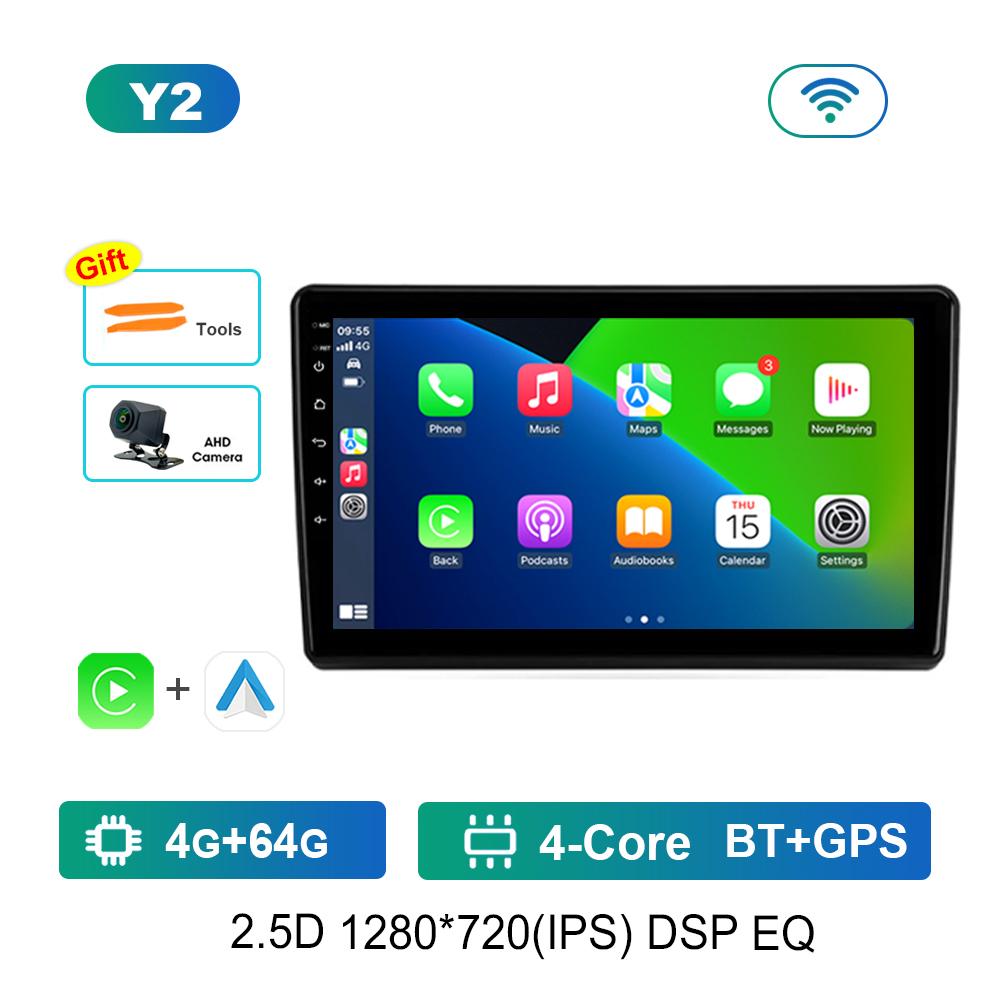 Car Video Multimedia Player Bluetooth Carplay for Hyundai Elantra 3 2003 - 2010 WiFi Android OS GPS Navi 2.5D Screen Auto Tools