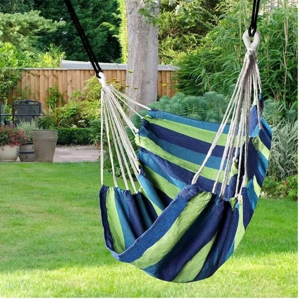 Comfortable Dormitory Hammock Chair Thicken Outdoor Hanging Chair  Patio Relaxation