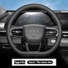 For Chery Tiggo 8 Pro 2022-2023 Car Steering Wheel Cover Breathable Anti Slip PU Leather Auto Decoration Salon Interior