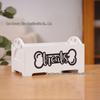 Quick Ship Wooden Dog Treat Container & Toy Organizer