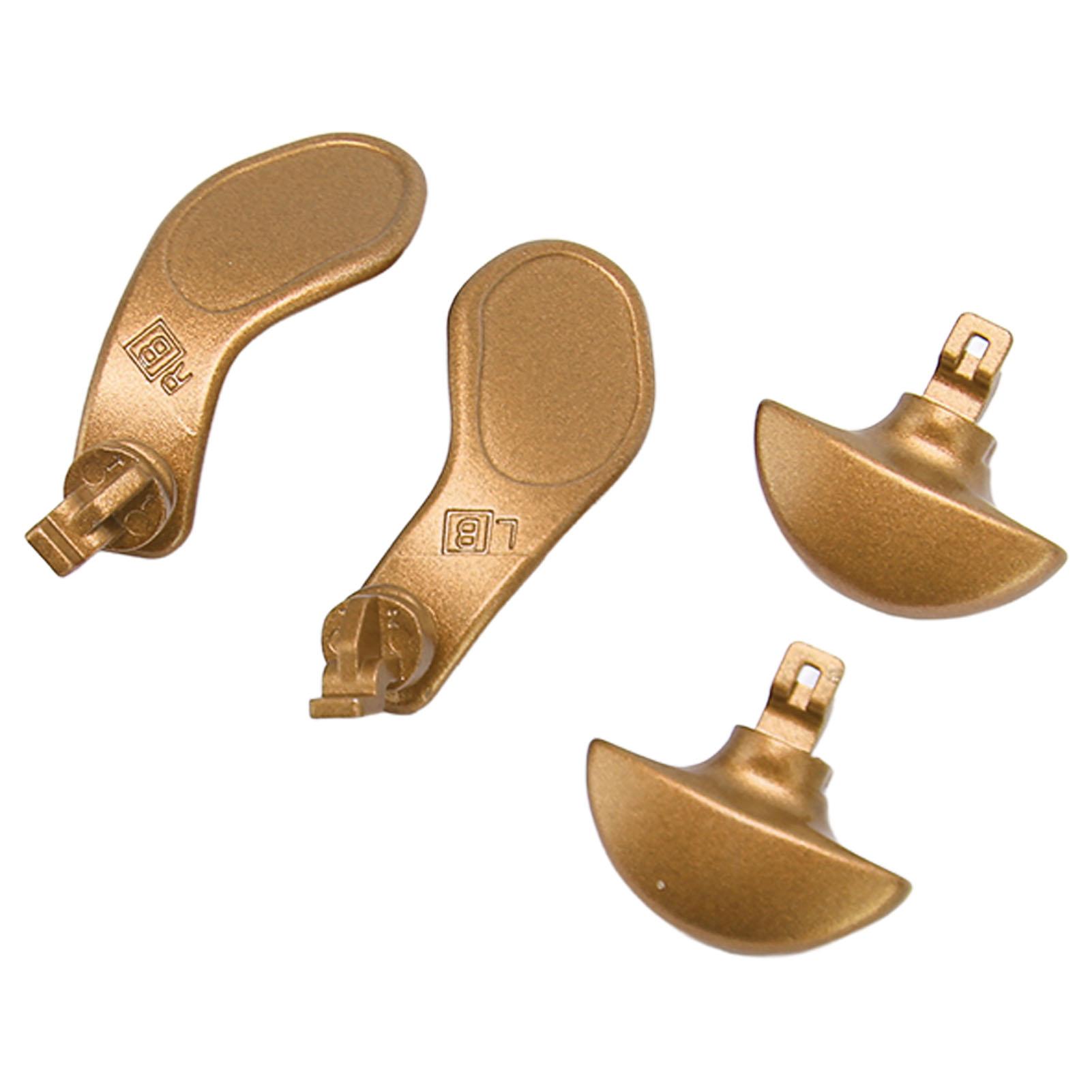 

4 шт. Игровой контроллер задние кнопки профессиональные сменные металлические задние кнопки для PS5 Edge золотой