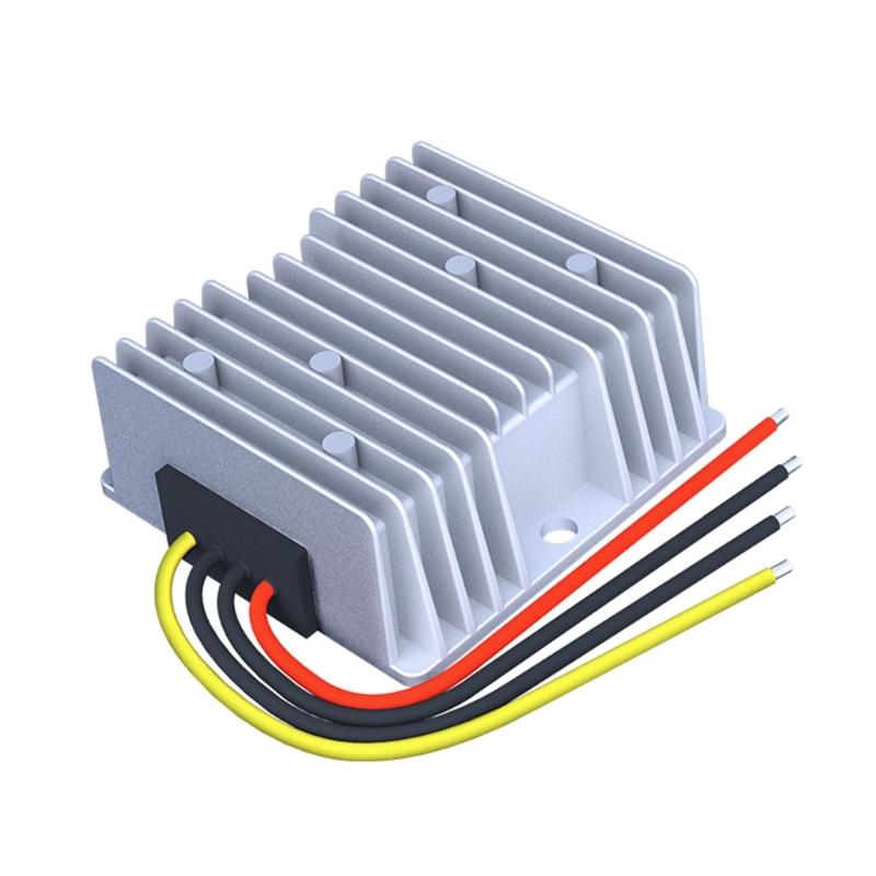 DC24V To 12V Power Adapter Waterproof Aulminum Alloy Regulator for 12v Taxi Radio, Advertising Screen, Solar Panel