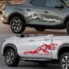 Car Mountain Off Road Sticker Pickup Truck Vinyl Decal For Ford Ranger Dodge Toyota Hilux Isuzu Dmax GWM Cannon Mitsubishi Auto