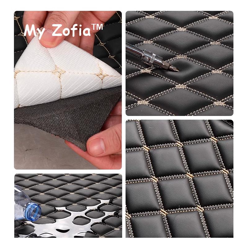 For Geely Cityray 2024 2025 Boyue Car Leather Trunk Mat Boot Durable Liner Waterproof Mud Protector Cargo Carpet Accessories