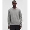 Wool Blend Ribbed Sweater Heathered Savier Grey