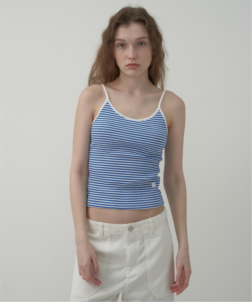 MOTT Halter Stripe Sleeveless - Blue