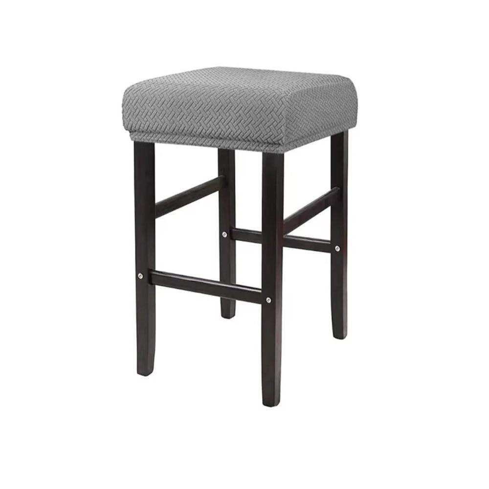 Anti-dirt Jacquard Slipcover Elastic Bar Stool Cover New Square Stool Cover