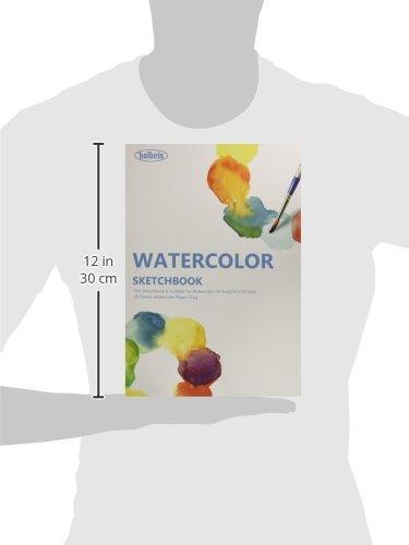 HOLBEIN Sketchbook by Application Watercolor Book Albireo Watercolor Paper Medium Grain 151g A4 Size 20 Sheets Binding 271201 YWC-A4