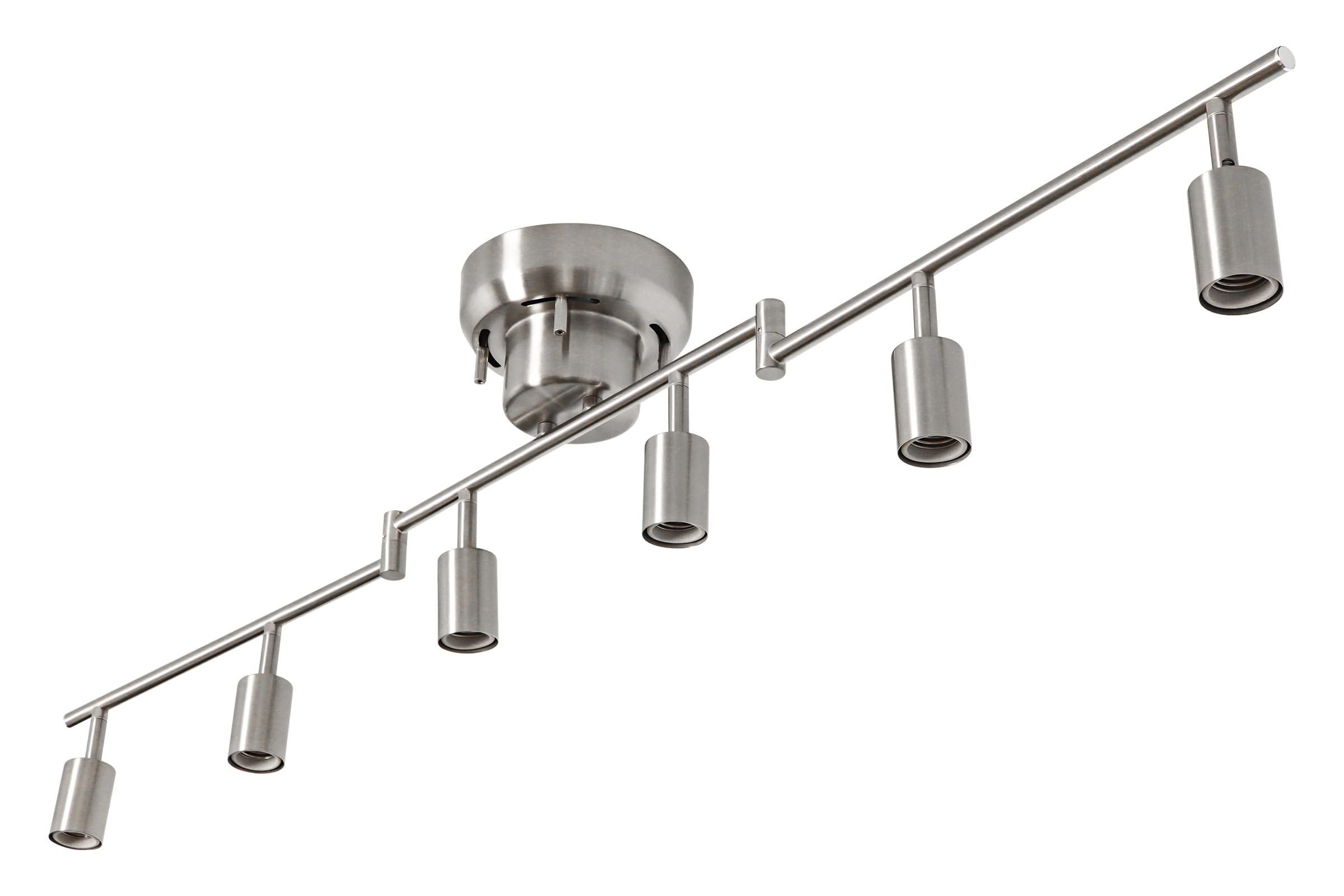 

Потолочный светильник для общественного освещения 6 ламп Стильный точечный светильник Скандинавский потолочный светильник Осветительный прибор Непрямое освещение 8 татами 10 татами 12 татами серебряный