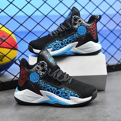 Children's Basketball Shoes Boys' Mid Lightweight Running Leisure Sports Adults Teenagers