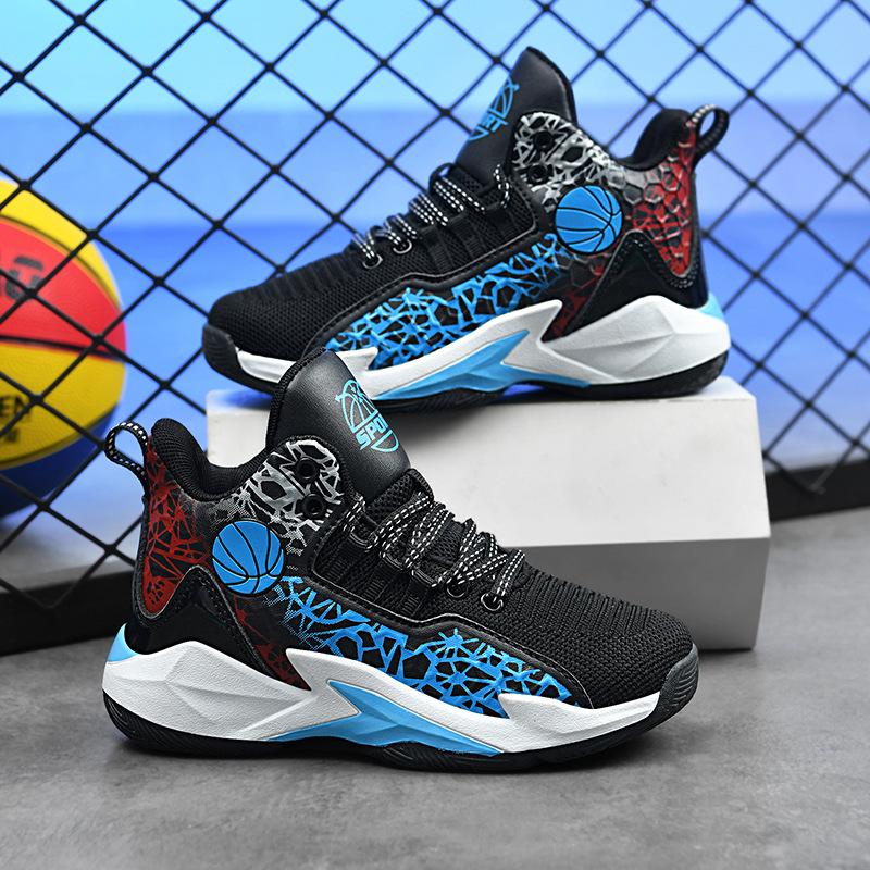 Parent-Child High-End Basketball Shoes Wear-Resistant And Non-Slip High-Top Basketball Shoes Children Adult Comfortable Leisure Sports Basketball Shoe