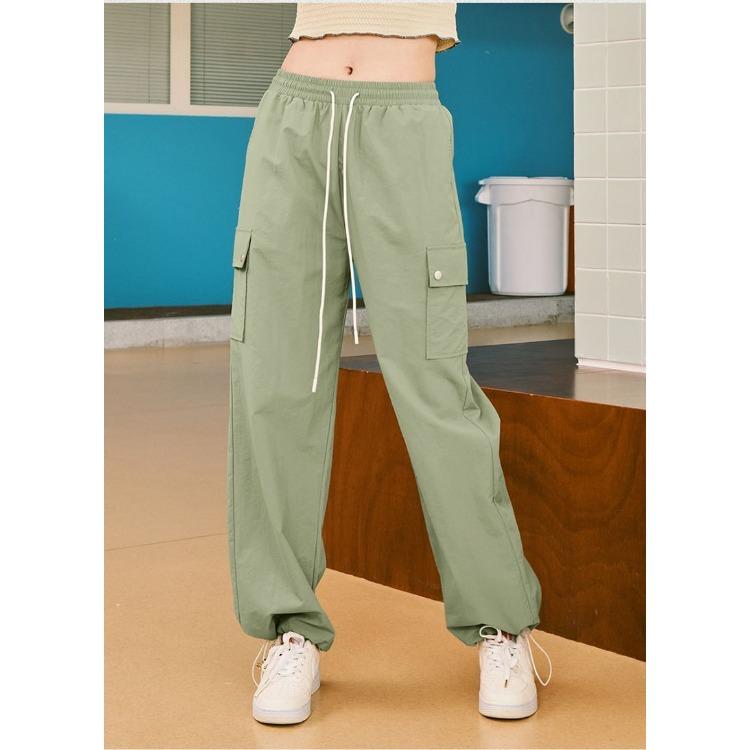 Women's High Waist Purple Workwear Pants Spring Summer Quick Dry Pants Petite American Leisure Sports Pants