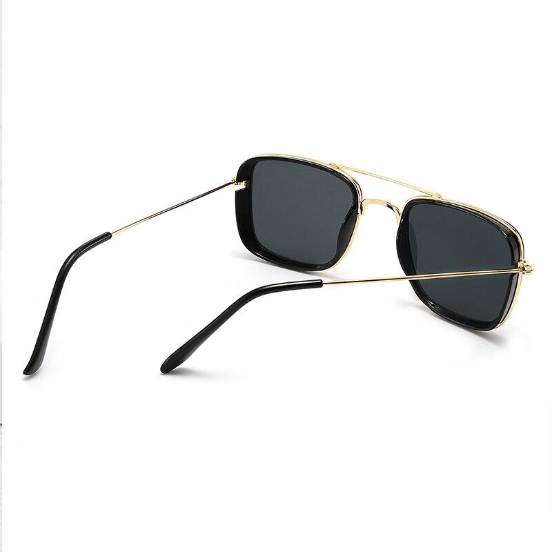Fashion Men Sunglasses European and American Metal Small Square Frame Korean Version Glasses Retro Square Sun Glasses UV400