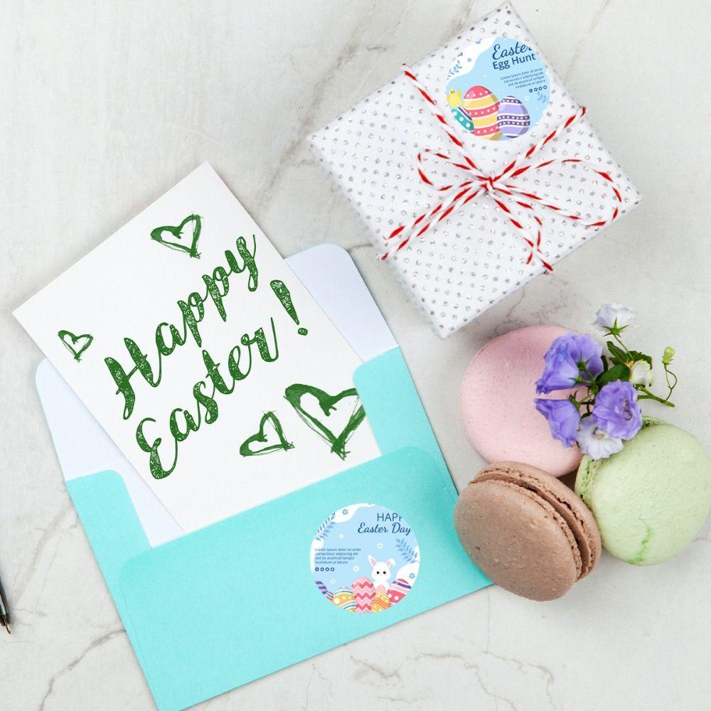 Funny Painted Eggshell Stickers Cute Rabbit Stickers Toy Easter Bunny Stickers  Girls