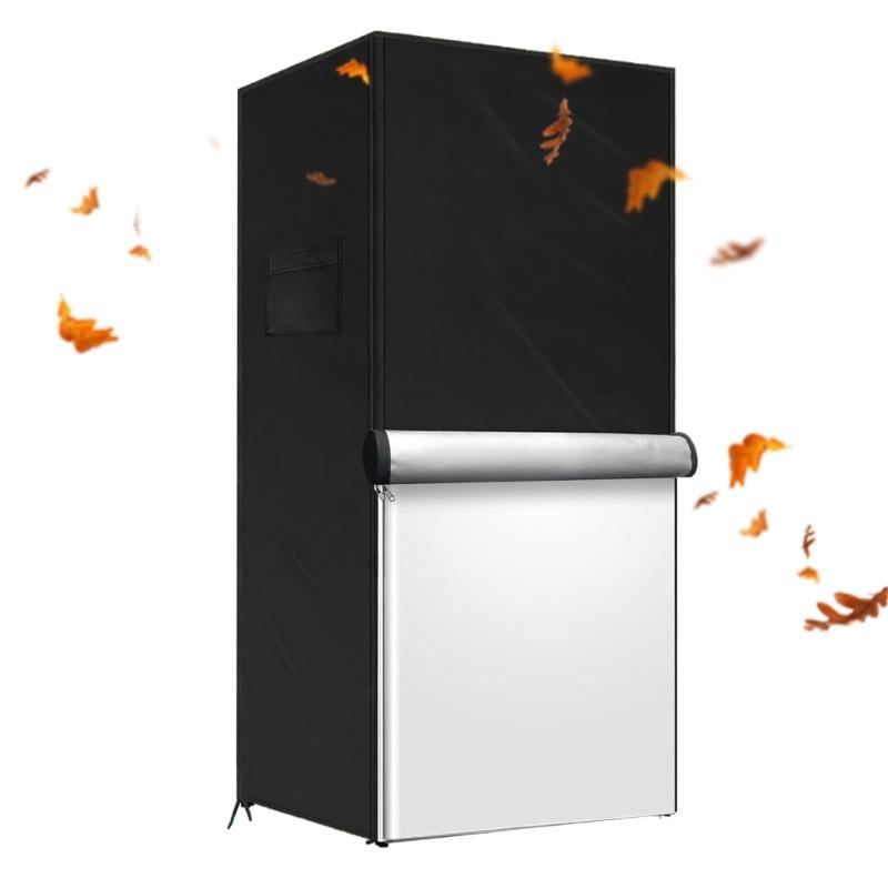 Outdoor Use Upright Freezer Cover Water Resistant Oxford Fabric Protectors Fits 56x58x86cm Compacts Refrigerators Dustproof