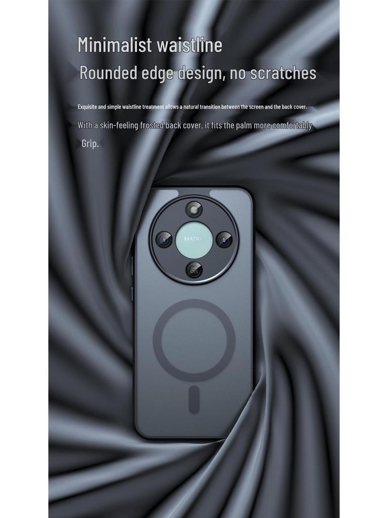 Honor X70/X9d Airbag Anti-Fall Mattes Magnetisches Handyhülle, Qi-kompatible Armor 400.