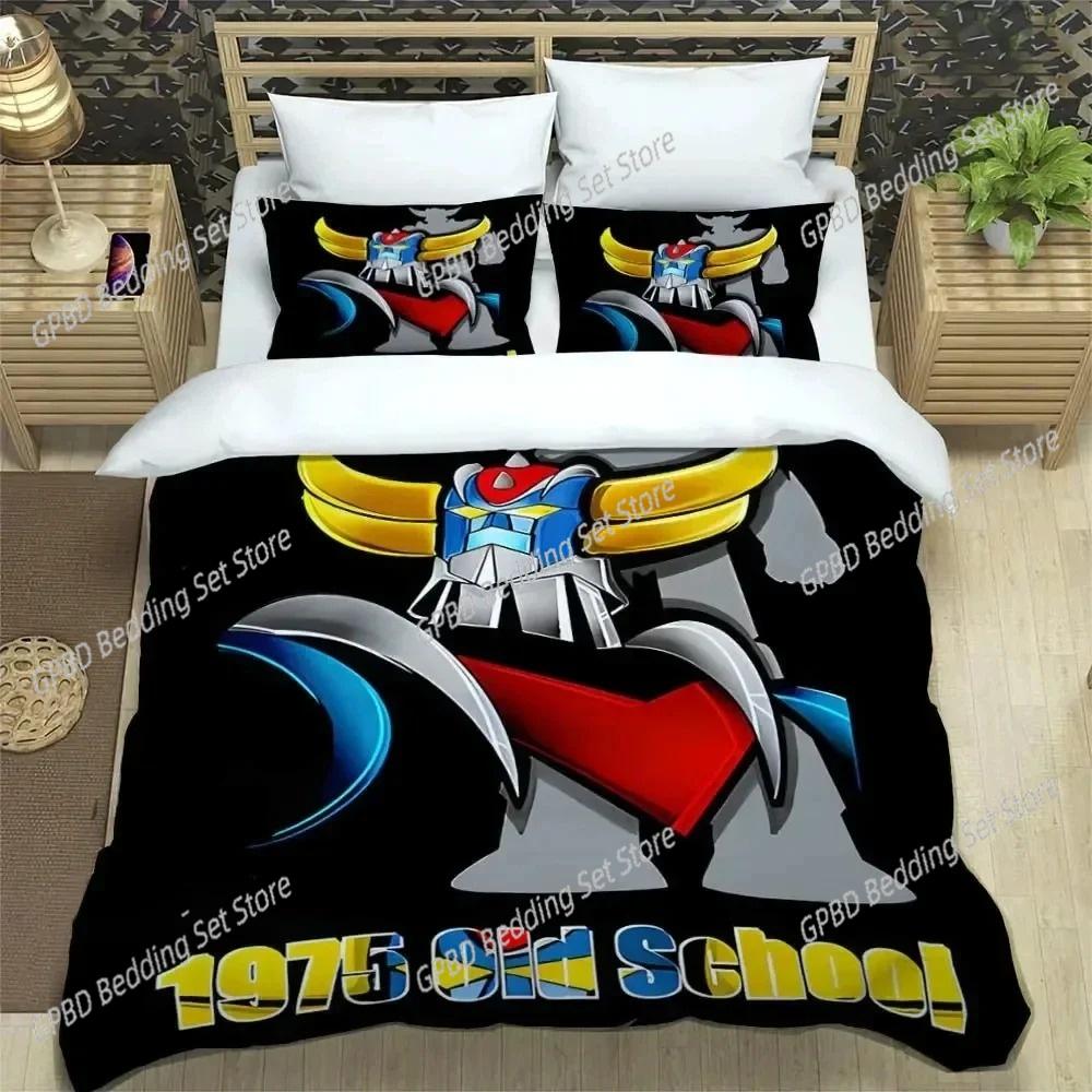 

Ufo Robo Grendizer Goldorak Bedding Set Bedroom Soft Modern Bedspreads Comefortable Kids Duvet Cover Quilt Cover And Pillowcase EU Single(135*200cm)3pcs