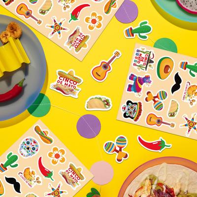 Mexican Party Stickers & Tags - Luggage, Notebook, DIY Cartoon Graffiti Decoration Stickers, Home Decoration
