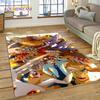 Retro Digimon Adventure Monster Cartoon Carpet Rug for Bedroom Living Room Home Sofa Decoration,Child Game Large Decor Floor Mat