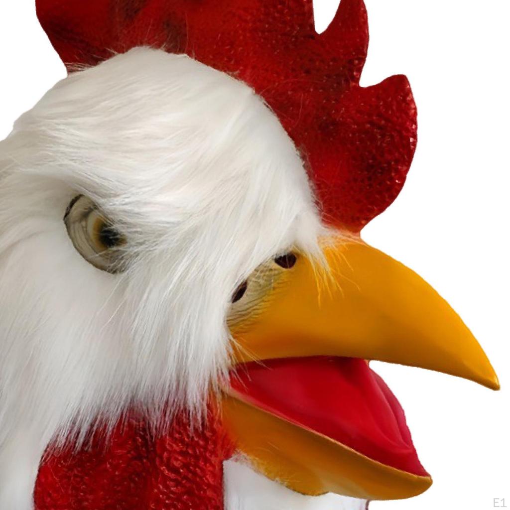 Pokrývka hlavy s maskou kohouta pro oslavu narozeninového festivalu nočního klubu