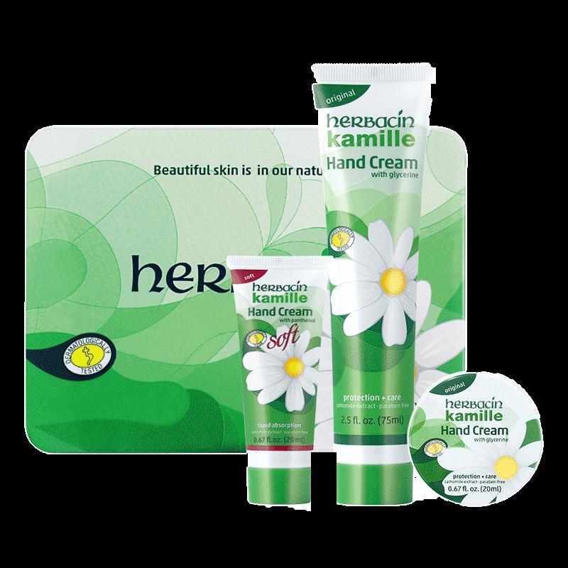 Herbacin Kamille Hand Cream 3-Piece Set