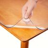 2mm PVC Transparent Tablecloth and Table Mat Protective Film, Scratch-Resistant and Heat-Resistant Tablecloth