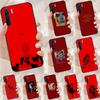 Red Aesthetics Doodles Art Case For Oppo A94 A54 A40 A60 A80 A98 A78 A18 A38 A58 A16 A76 A96 A17 A77 A74 A57S A15 Cover