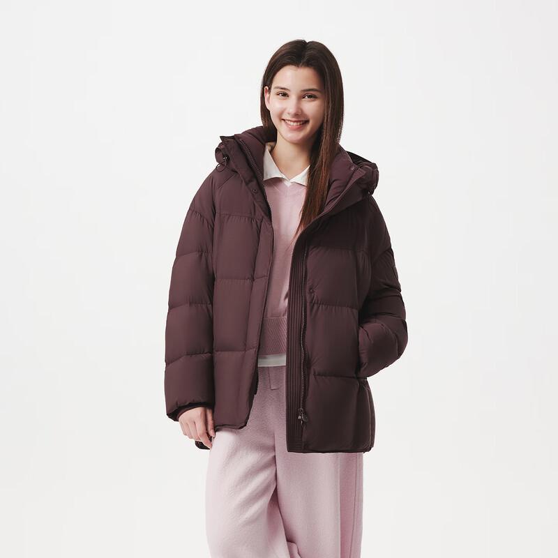 Tanboer Women's Mid-length Hooded Down Jacket TB5530560Z