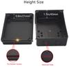 Project Box IP65 Waterproof Dustproof Junction Boxes ABS Plastic DIY Electronic Case, Indoor & Outdoor Electrical Box Power Cord Enclosure Black