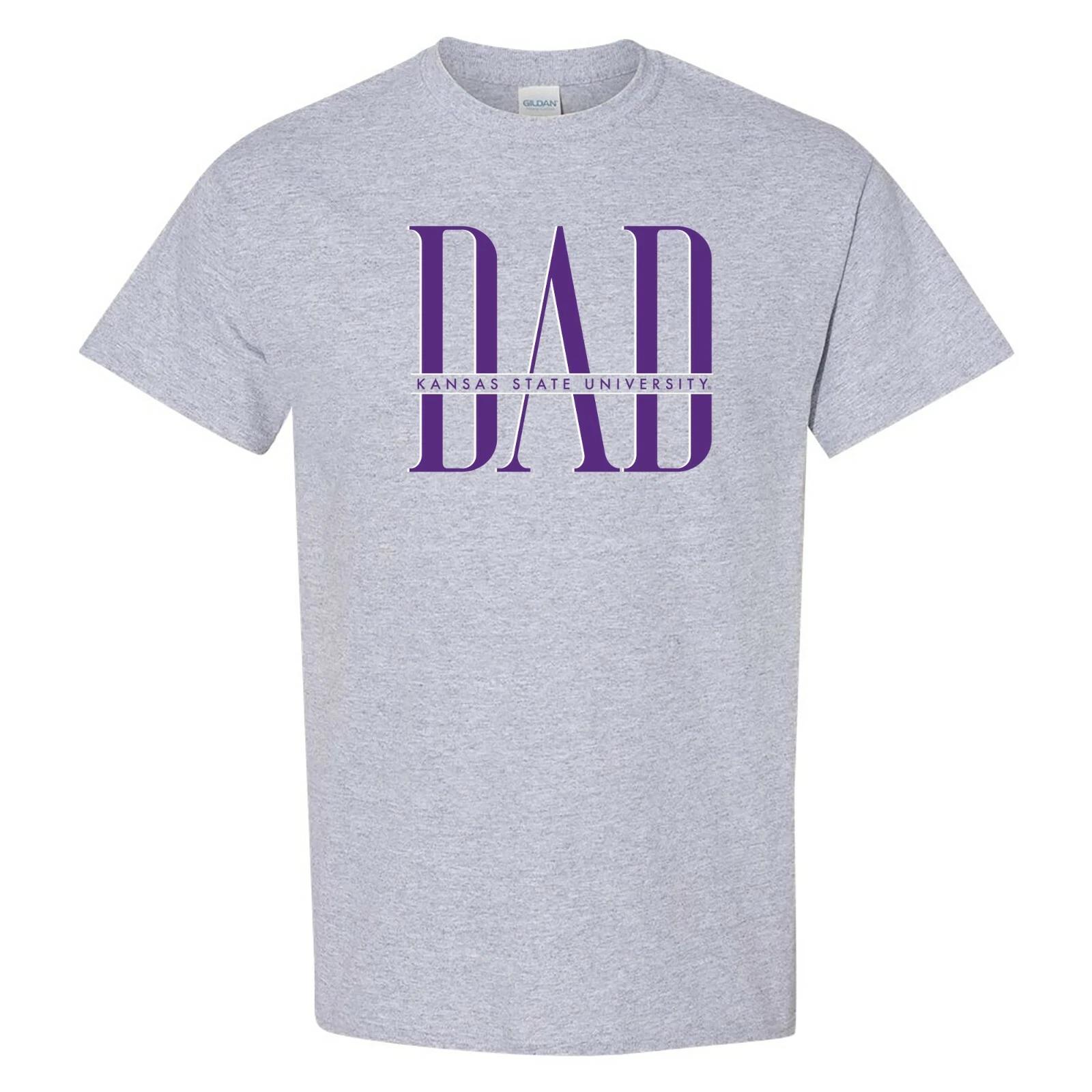 Kansas State Wildcats Classic Dad T-Shirt - Sport Grey M