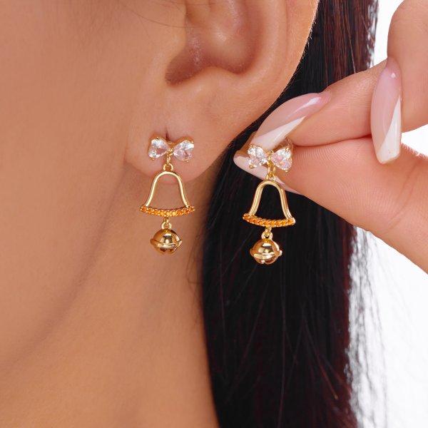 

Trendy Christmas Asymmetrical Santa Claus Snowman Snowflake Dangle Earrings for Women Xmas Tree Earring Girls New Year Jewelry