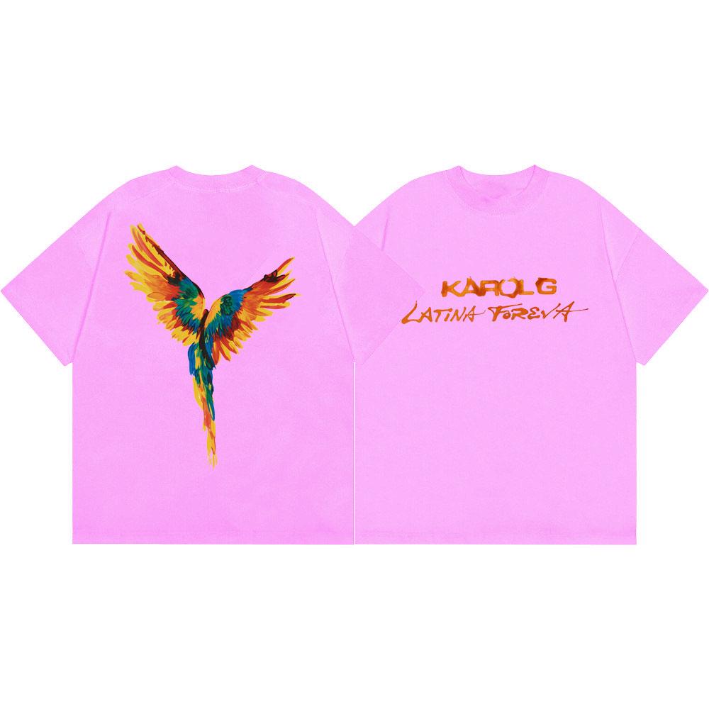 T-shirt Grafica Tour 2026 Cantante Karol G Uomo Donna Moda Musica Pop T-shirt a Maniche Corte Cotone di Alta Qualità T-shirt Oversize
