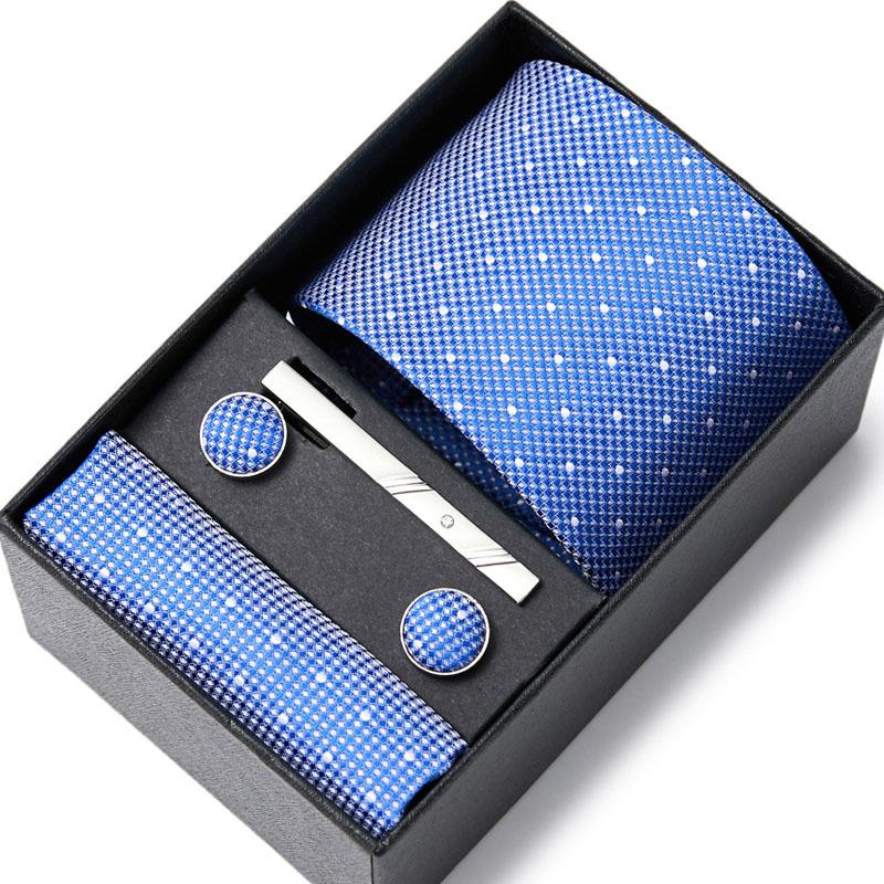 Nouvelle Cravate pour Homme Six Pièces Affaires Mariage Cravate pour Homme