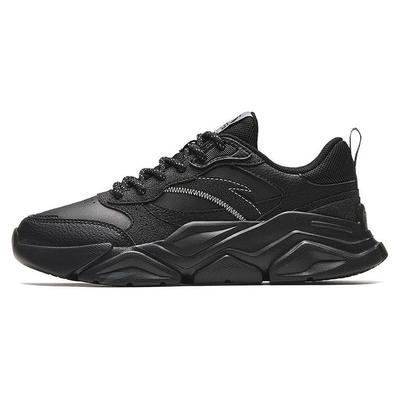 Cushioning Breathable Low Top Casual Shoes Women's Black 922338821-4
