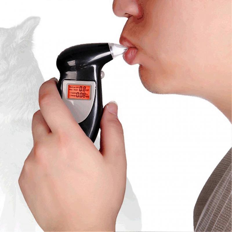 Alcohol Tester High Accuracy Battery Powered Digital Handheld Drunk Driving Tester