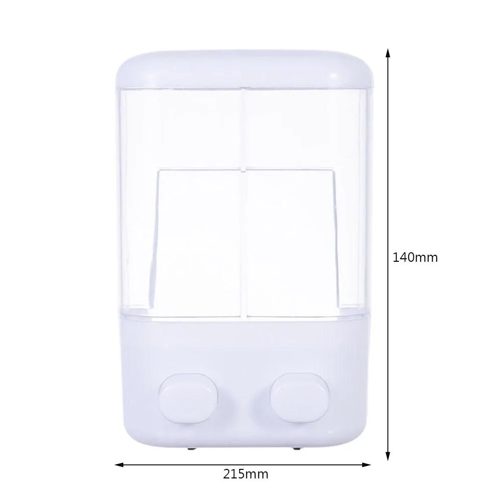 "500/1000ML Soap Dispenser Wall Mount Shampoo Shower Gel Container Bottle Hand Press Shower Shampoo Dispensers for Home Hotel