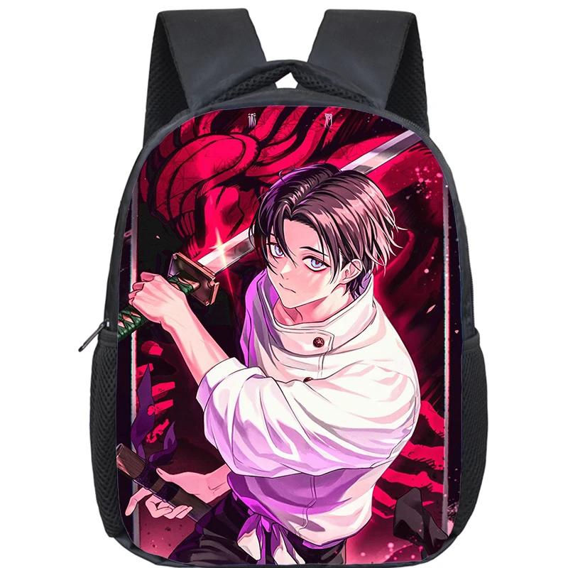 Anime Jujutsu Kaisen Backpack Boys Girls Kindergarten Book Bag Children School Bags Manga Gojo Satoru Yuji Itadori Backpack Gift