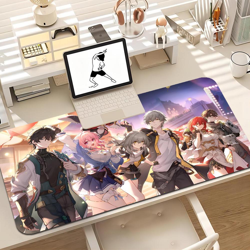 Honkai Star Rail Mousepad Boy Pad Natural Rubber Gaming Mousepad Desk Mat Size For Gameing World Of Tanks CS GO Zelda