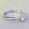 Zircon Ring for Women  European and American Fashion Simple Flower Pair Rings Rings  Zircon Copper Jewelry