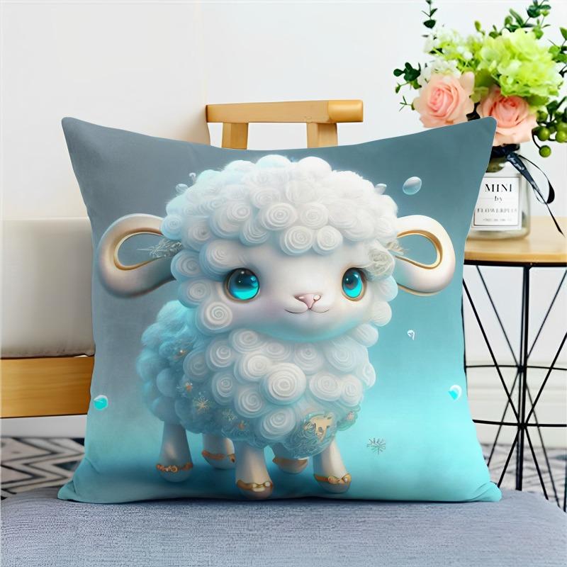 Cartoon Zodiac Pillowcase Dormitory Decoration Office Living Room Home Pillowcase