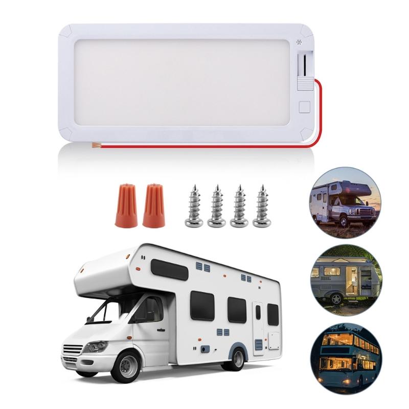 Caravans Decken-Innenbeleuchtung Zubehör 3-farbiges dimmbares LED-Licht Superhell für Wohnmobil-Helligkeitsregelung