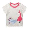 Little maven   2026 Summer Cartoon Unicorns Prints Children t-shirts New Baby Boys Girls Shirts Tops Clothes Kids Clothes