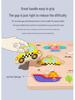 Montessori Shape Matching Puzzle Board for Infants, 1-2.5 Years Old