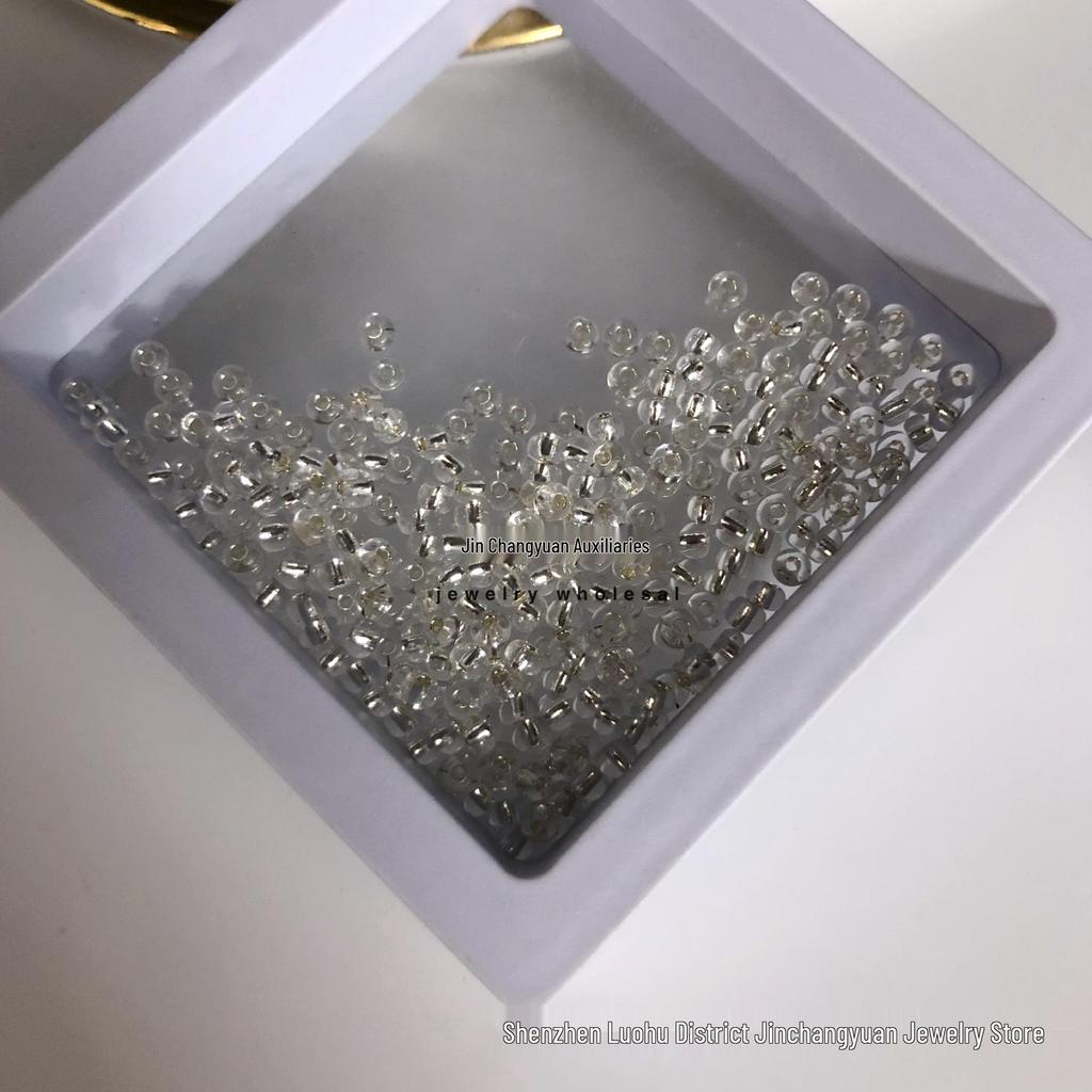 Deep Blue Series: 12-Color Seed Bead & Sequin Set for DIY Clothing Accessories