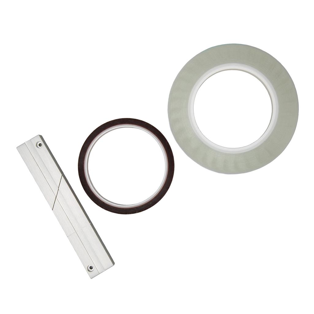 Tape Splicing Set 1Celsius4 10 Inch Tape Splicing Block Reel to Reel Kit with Full Track Splicing Plate Splicing Tape Tape for Revoxsonido Open R