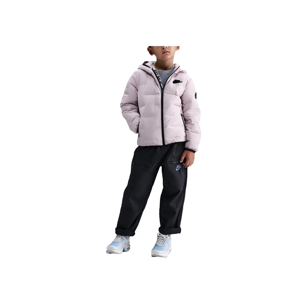 Nike Down Jacket Duck Down Warm Casual Fleece Zipper Long Sleeve Kids Jackets HQ7960-019