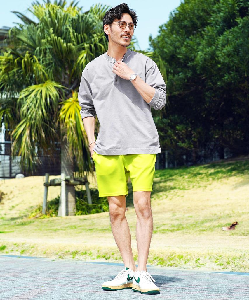 Shop Stretch Jersey Shorts XL Neon Yellow Short Short Easy to Move Half Above the Solid Leopard Summer Neon Quick Drying Ziggy's Men's Shorts,