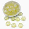 Creative Acrylic Loose Beads Fashion Beading Material Jewelry Making Bracelet 10pcs Fluorescent 6 Petal Flower Earrings for Necklace