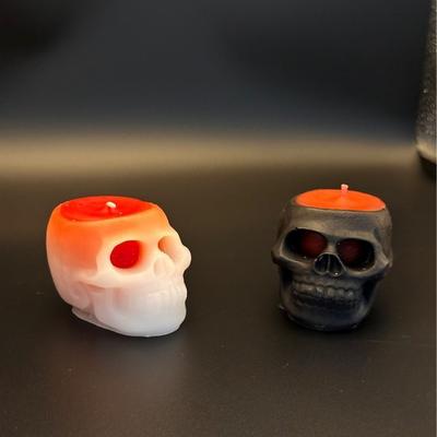 Halloween Christmas Skull Fragrance Candle Skull Shaped Tearing Ghost Head Candle Halloween Decoration Gift