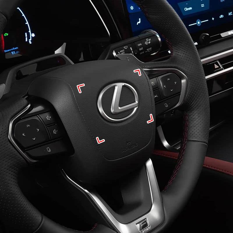 Car Steering Wheel Sticker Badge Decoration Auto Accessories For Lexus ES300 RX330 RX300 GS300 IS250 IS200 CT200h NX RX